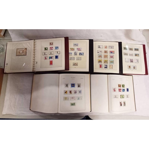 2132 - 2 ALBUMS OF GERMANY 1969-1989 MNH STAMPS COMPLETE UP TO 1974 WITH SOME GAPS AFTER TOGETHER WITH 4 AL... 