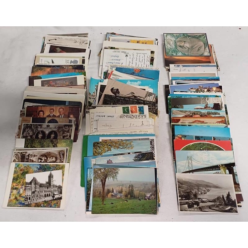 2188 - SELECTION OF VARIOUS POSTCARDS TO INCLUDE ROYAL INTEREST, BASEL, NEW YORK, FORT AUGUSTUS ETC