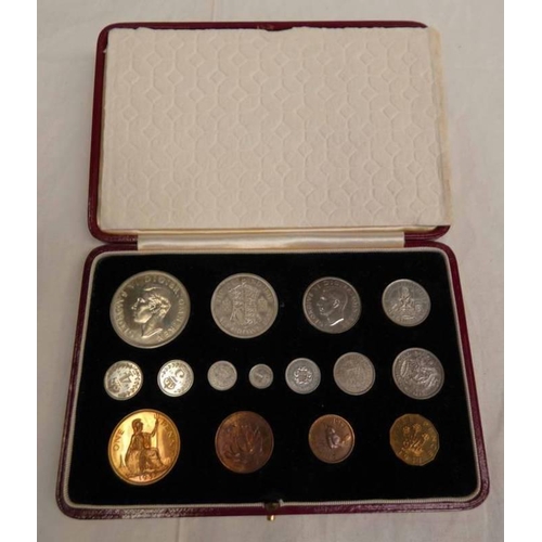 2208 - 1937  GEORGE VI 'CORONATION'  15-COIN PROOF SET, IN CASE OF ISSUE