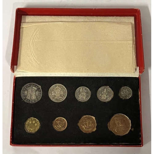 2213 - 1950 GEORGE VI PROOF SET IN ORIGINAL BOX OF ISSUE