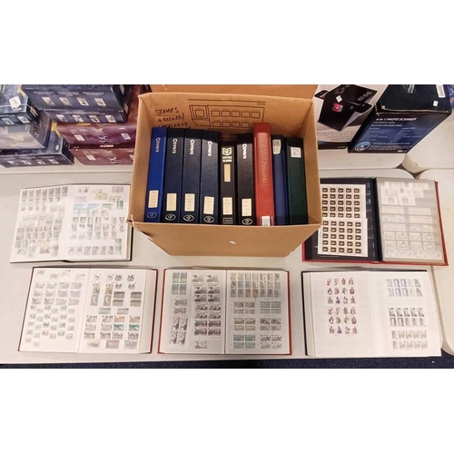 2409 - 14 ALBUMS/STOCKBOOKS OF I.O.M. & CHANNEL ISLANDS STAMPS & FDC'S TO INCLUDE ALBUM OF STITCHED & COMME... 