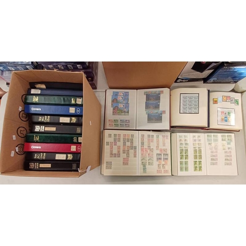 2411 - 18 ALBUMS/STOCKBOOKS OF MALAYSIA, SINGAPORE, ETC, TO INCLUDE ALBUM WITH STITCHED BOOKLETS, 6 WITH VA... 