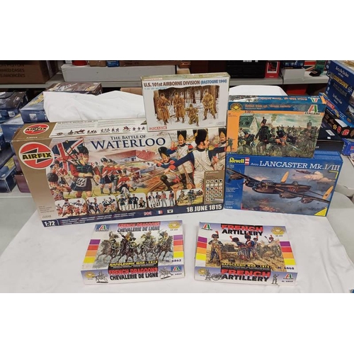 4008 - AIRIFX 1:72 SCALE THE BATTLE OF WATERLOO TOGETHER WITH SETS FROM ITALERI & DRAGON INCLUDING FRENCH A... 