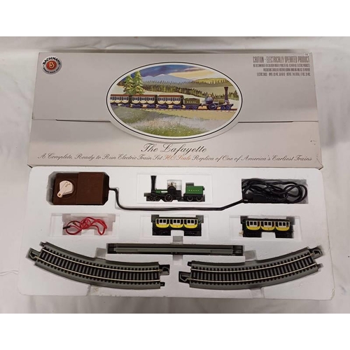 4024 - BACHMANN HO GAUGE THE LAFAYETTE ELECTRIC TRAIN SET. BOXED