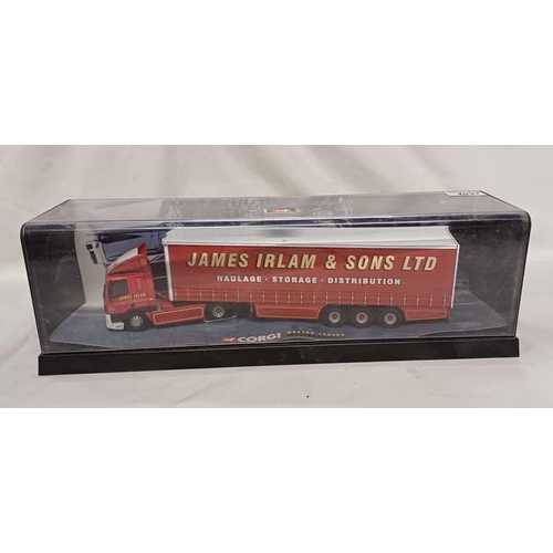 4031 - CORGI 75401 - LEYLAND DAF 85 SERIES CURTAINSIDE JAMES IRLAM & SONS LTD. BOXED