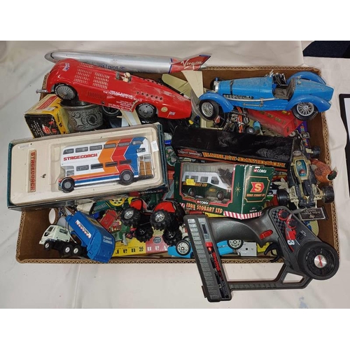 4072 - SELECTION OF PLAYWORN MODEL VEHICLES FROM CORGI, VANGUARD, FRANKLIN MINT, ETC INCLUDING LONDON ROUTE... 