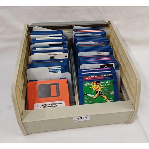 4074 - SELECTION OF VARIOUS ATARI ST FLOPPY DISCS