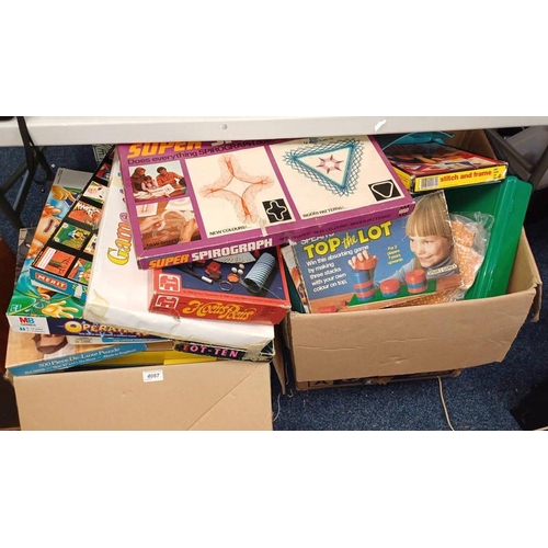 4087 - SELECTION OF VARIOUS BOARD GAMES INCLUDING POSTMAN PAT, MAGIC SHOW, & OTHERS. ALL BOXED & UNCHECKED