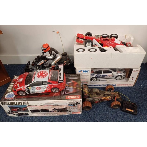 4099 - VARIOUS RADIO CONTROLLED VEHICLES