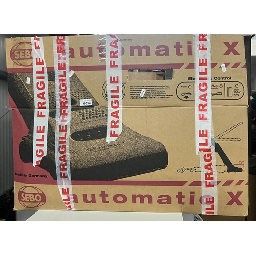 6054 - SEBO AUTOMATIC X VACCUM CLEANER IN BOX