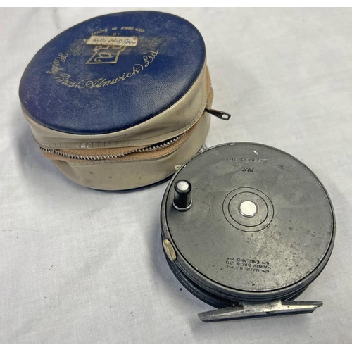 1027 - HARDY BROS LTD, THE ''PERFECT''  3  5/8'' REEL WITH HARDY CASE