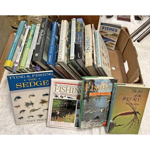 1078 - FISHING RELATED BOOKS TO INCLUDE THE COMPLETE BOOK OF FLY FISHING, SCOTTISH FISHING BOOK, JOHN BAILE... 