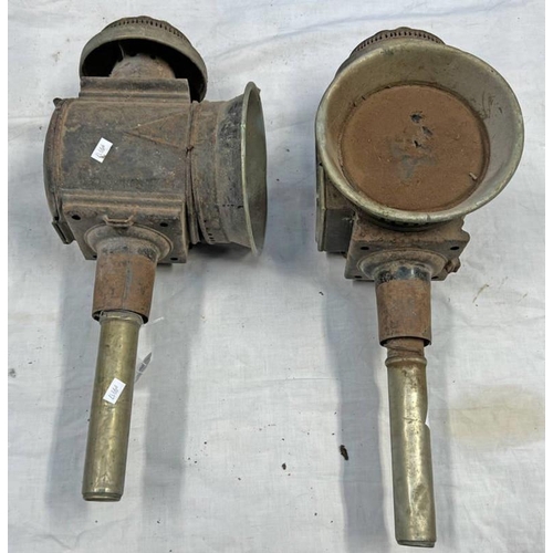 1092 - PAIR OF GIG / CARRIAGE LAMPS