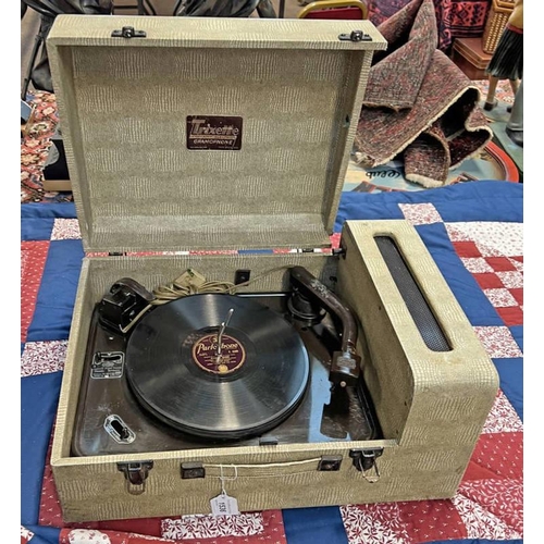 1536 - TRIXETTE PORTABLE ELECTRIC GRAMOPHONE