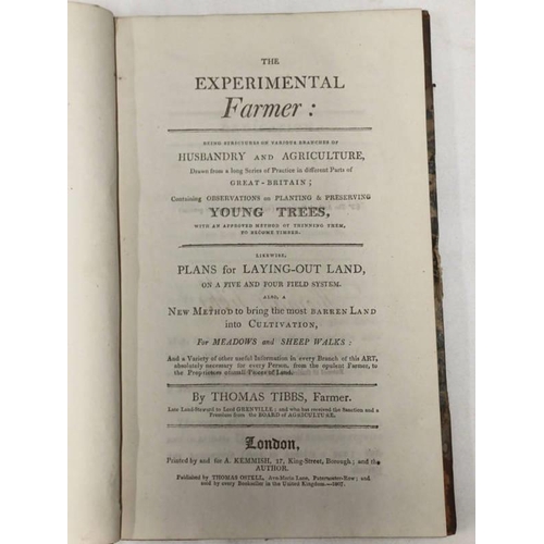 2076 - THE EXPERIMENTAL FARMER: BEING STRICTURES ON VARIOUS BRANCHES OF HUSBANDRY AND AGRICULTURE, DRAWN FR... 