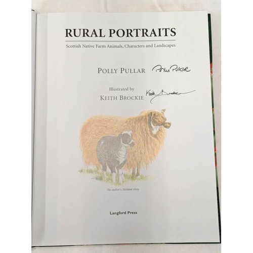 2090 - RURAL PORTRAITS, SCOTTISH NATURE FARM ANIMALS, CHARACTERS AND LANDSCAPES BY POLLY PULLAR, ILLUSTRATE... 