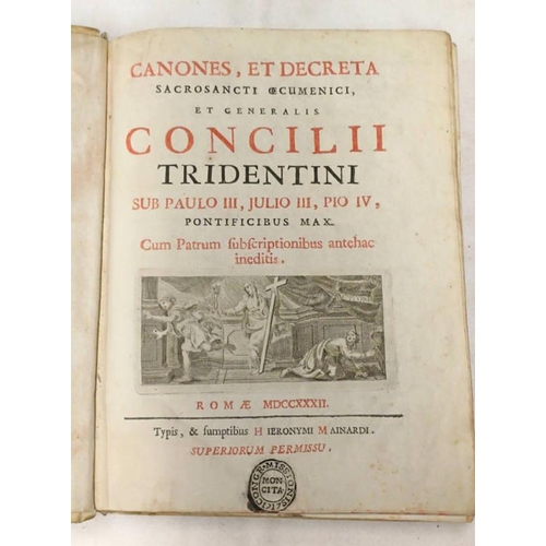 2154 - CANONES, ET DECRETA, SACROSANCTI OECUMENICI ET GENERALIS CONCILII TRIDENTINI SUB PAULO III, JULIO II... 