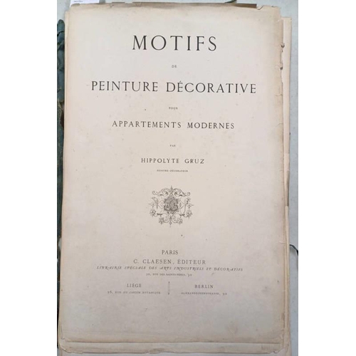 2477 - MOTIFS DE PEINTURE DECORATIVE POUR APPARTEMENTS MODERNES BY HIPPOLYTE GRUZ