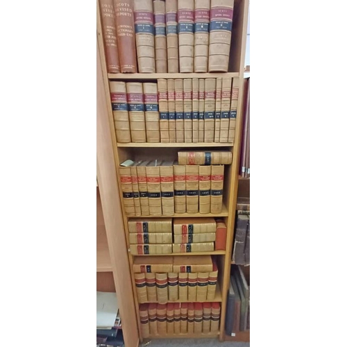 2492 - GOOD SELECTION OF SCOTTISH LAW RELATED BOOKS TO INCLUDE ; THE SCOTTISH JURY BEING REPORTS OF CASES D... 