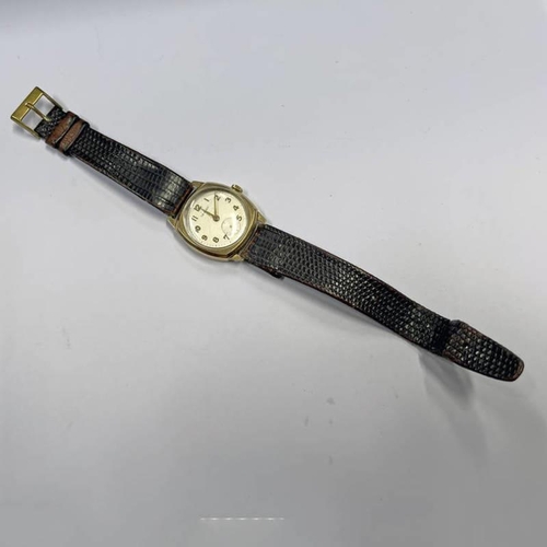 699 - 9CT GOLD THE ANGUS WRISTWATCH HALLMARKED LONDON 1960 IN AN ACCURIST BOX