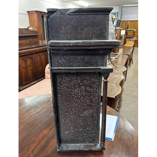 5058 - 19TH CENTURY OAK LONG CASED CLOCK WITH DECORATIVE CARVING & BRASS DIAL MARKED C EIFLON, LIVERPOOL