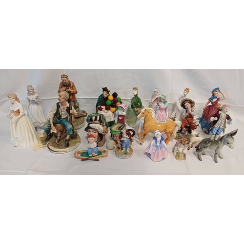 3079 - EXCELLENT SELECTION ROYAL DOULTON, ROYAL WORCESTER, GOEBEL, BEATRIX POTTER AND OTHER FIGURES  AND TO... 