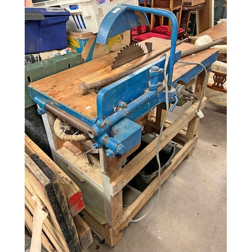 6034 - CIRCULAR SAW BENCH WITH ELECTRIC MOTOR (AF)