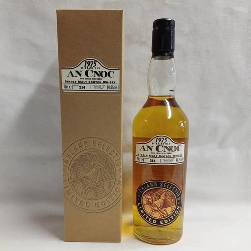 2025 - 1 BOTTLE AN CNOC 26 YEAR OLD SINGLE MALT WHISKY, HIGHLAND SELECTION LIMITED EDITION, DISTILLED 1975 ... 