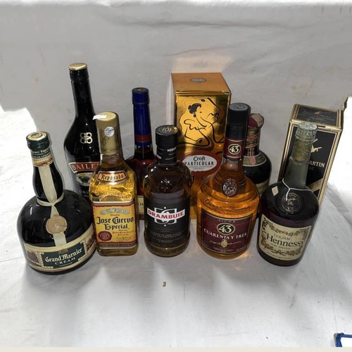 2026 - SELECTION OF LIQUEURS, ETC TO INCLUDE HENNESSY VERY SPECIAL COGNAC, DRAMBUIE, JOSE CUERVO, ETC