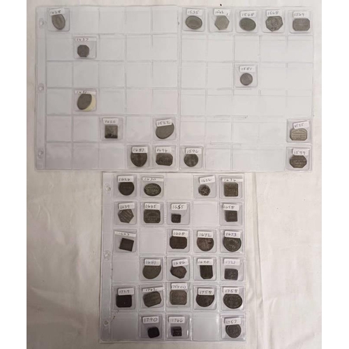 4055 - 40 X SCOTTISH COMMUNION TOKENS TO INCLUDE CHIRNSIDE 1841, CLUNIE 1840, COLDSTREAM 1838, COLLISTON 18... 