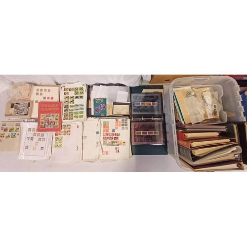 4300 - COLLECTION OF VARIOUS MINT AND USED WORLD STAMPS, IN ALBUMS, STOCKCARDS, LOOSE ETC, TO INCLUDE ALBUM... 