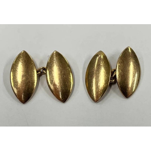 59 - PAIR OF 9CT GOLD CUFFLINKS - 6.3G