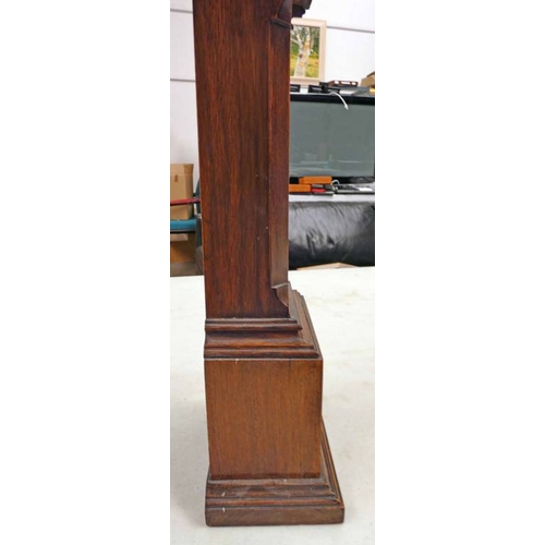 92 - 19TH CENTURY INLAID ROSEWOOD APPRENTICE PIECE LONG CASE CLOCK WITH BONE, OLIVE WOOD & BOX WOOD  - 49... 