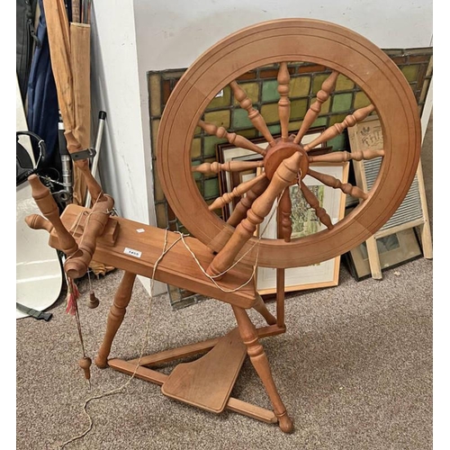 1455 - ASHFORD SPINNING WHEEL, 95CM TALL