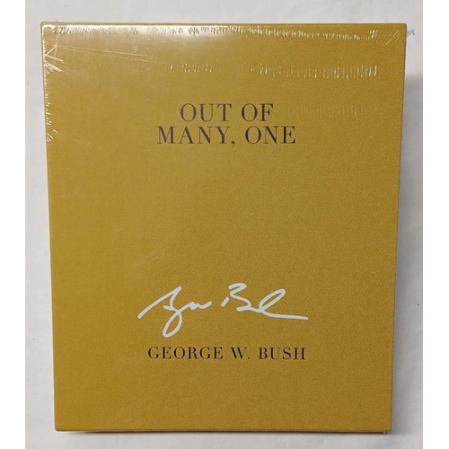 2047 - OUT OF MANY, ONE BY GEORGE W. BUSH, DELUXE SIGNED EDITION, SEALED IN ORIGINAL PACKING - 2021