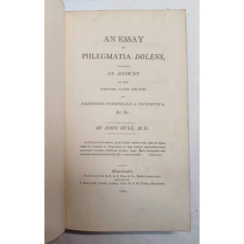 2127 - AN ESSAY ON PHLEGMATIA DOLENS, INCLUDING AN ACCOUNT OF THE SYMPTOMS, CAUSES AND CURES OF PERITONITIS... 