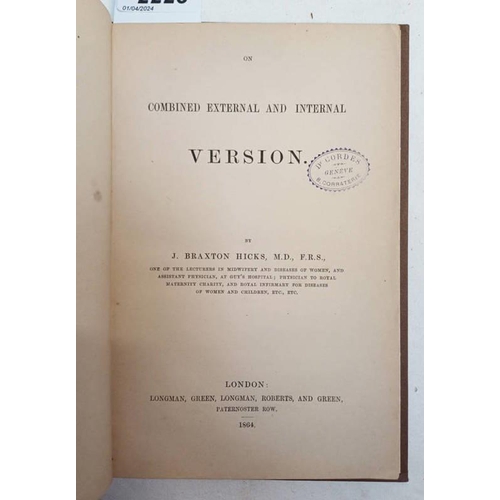 2225 - ON COMBINED EXTERNAL AND INTERNAL VERSION, BY J. BRAXTON HICKS - 1864