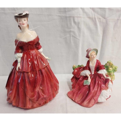 3157 - 2 ROYAL DOULTON FIGURES TO INCLUDE VIVIENNE HN 2073, LYDIA HN1909