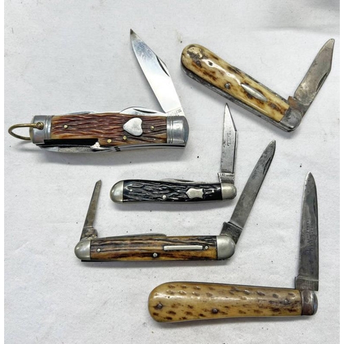 1172 - 5 POCKET KNIVES TO INCLUDE WHEATLEY BROTHERS, GEORGE WESTENHOLM , AND 3 OTHERS  -5-