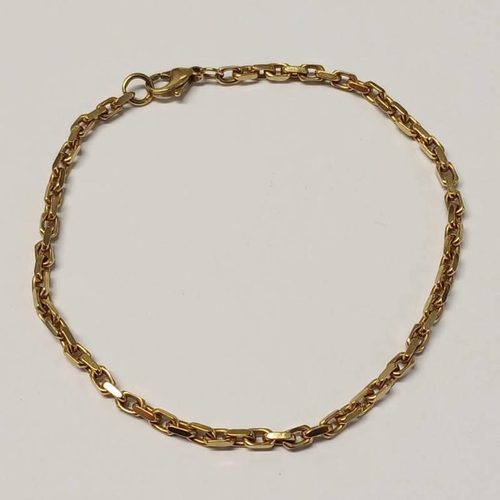 25 - 9CT GOLD BRACELET - 5.6 G, 19 CM