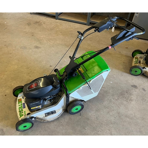 6037 - 2021 18'' ETESIA PRO46 PHTS WITH GRASS BOX 4.5HP SELF PROPELLED PEDESTRIAN MOWER WITH 18'' CUTTING W... 