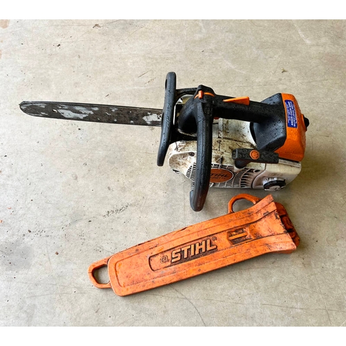 6064 - 2020 STIHL 14'' MS201 TC-M CHAINSAW PROFESSIONAL TOP HANDED PETROL CHAINSAW DESIGNED FOR WORKING AT ... 