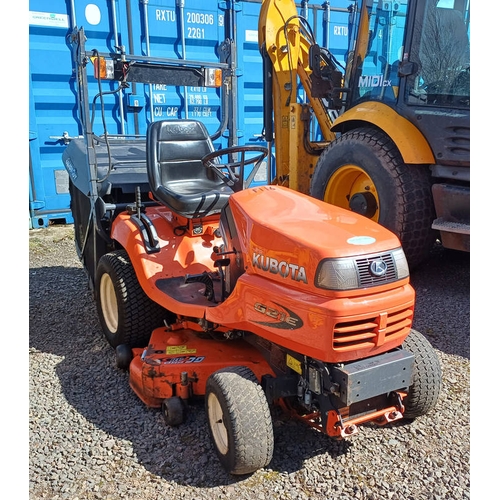 6008 - 2019 KUBOTA G21E LD 48'' DECK (SP19 BVM) ROAD REGISTERED RIDE ON MOWER 48'' ROTARY DECK AND COLLECTO... 