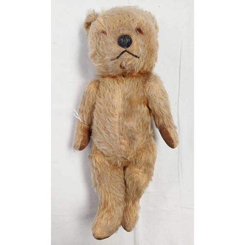 2175 - TEDDY BEAR WITH CLOCKWORK MUSICAL MECHANISM LENGTH - 40 CM