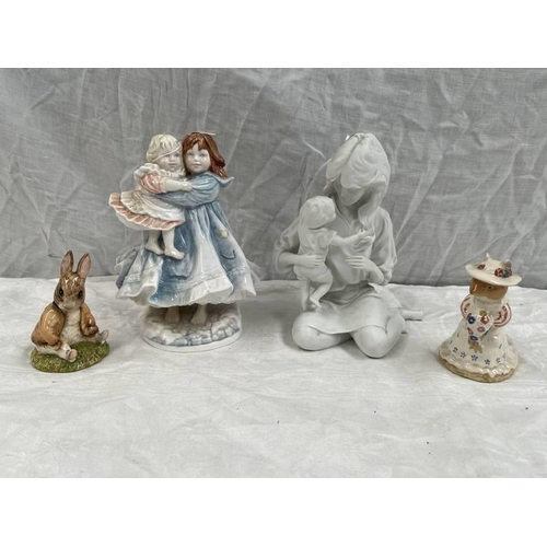 3033 - ROYAL WORCESTER FIGURE 'LOVE', BEATRIX POTTER, ROYAL DOULTON FIGURE & KAISER FIGURE