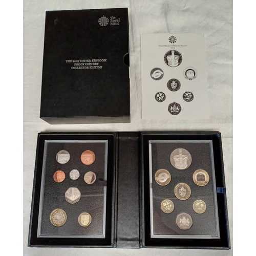 4065 - 2013 UK COLLECTOR EDITION 15 COIN PROOF SET IN CASE OF ISSUE, WITH C.O.A.