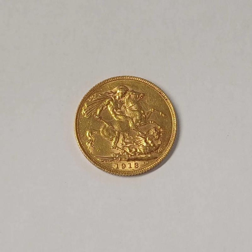 4323 - 1913 GEORGE V SOVEREIGN