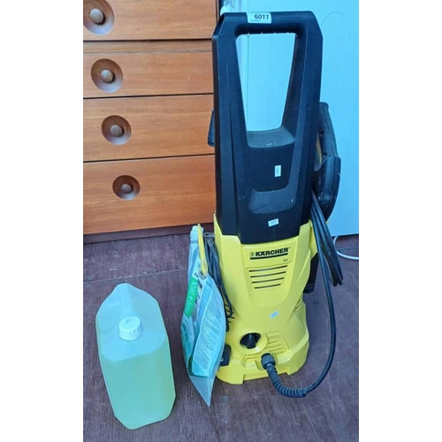 6011 - KARCHER K2 PRESSURE WASHER WITH DIALL PRESSURE WASHER FLUID