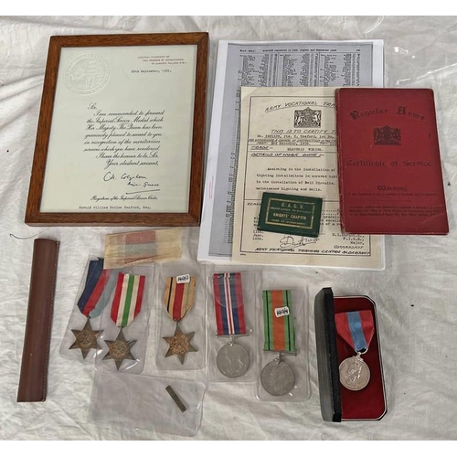 1305 - WW2 MEDAL GROUP BELONGING TO PRIVATE H HEAFORD, DUKE OF CORNWALLS LIGHT INFANTRY, LATER AIR FORCE, 1... 