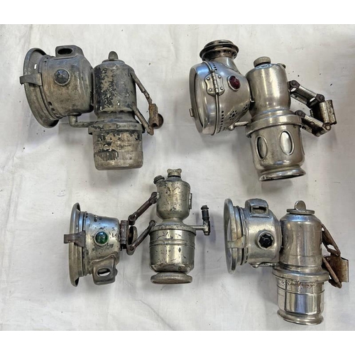 1349 - 4 VINTAGE CAR LAMPS, 2 LUCAS, & 2 POWELL & HAMMER -4-